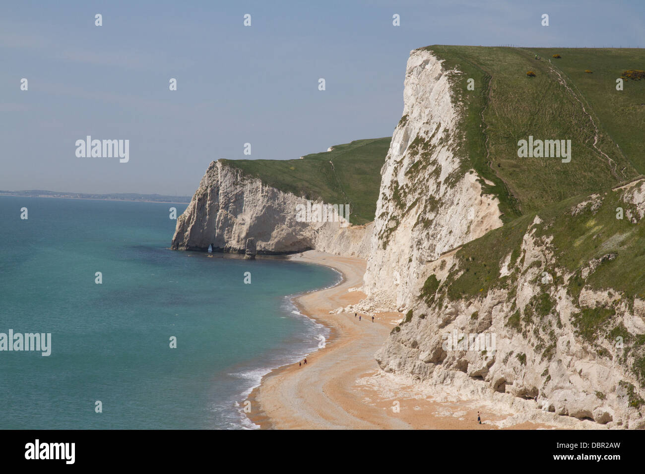 Chalk Cliffs near Durdle Door in Dorset England Stock Photo Alamy