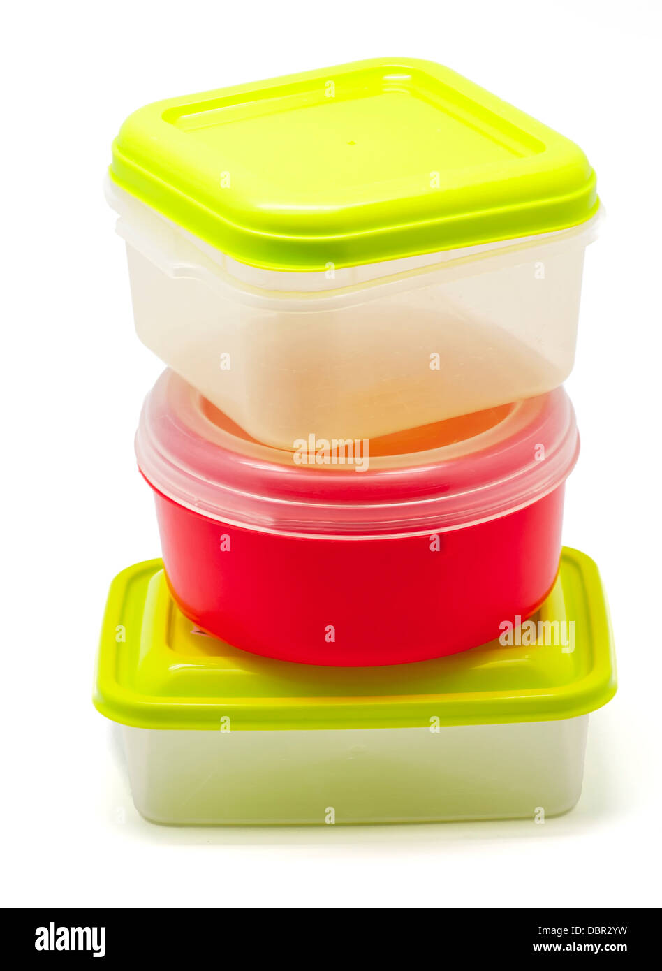 Plastic containers for food Stock Photo Alamy