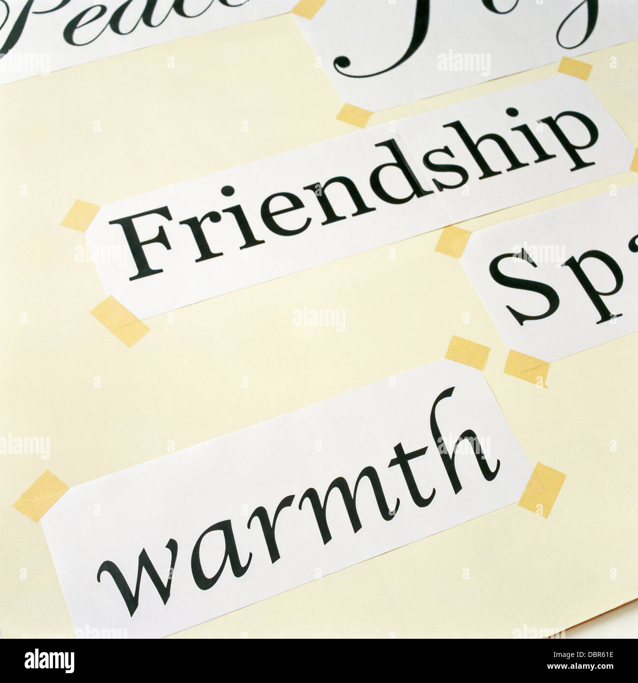 Stenciled paper hi-res stock photography and images - Alamy