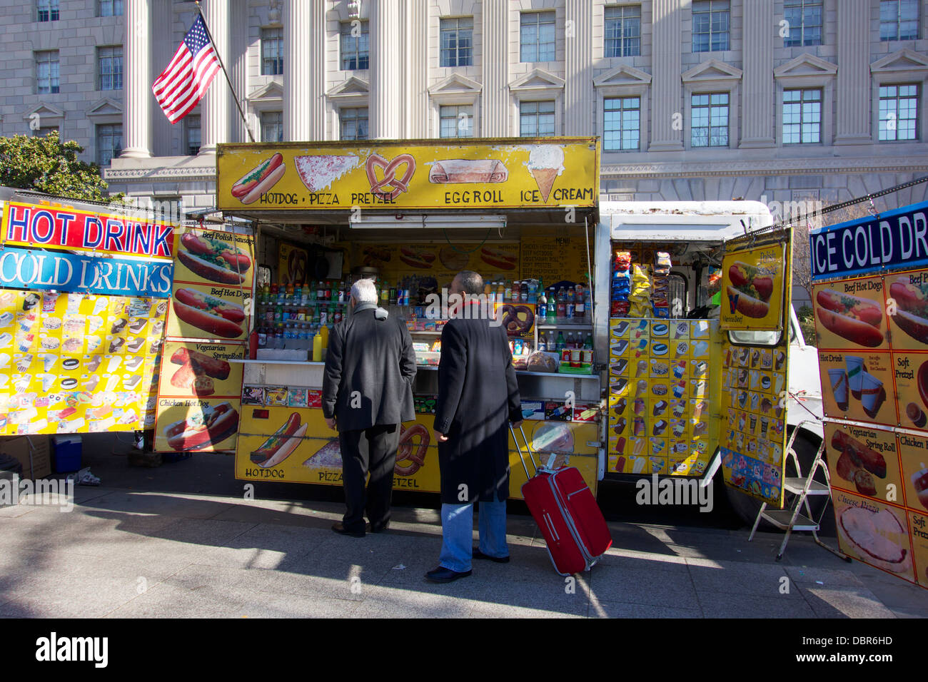 Food truck Washington DC Stock Photo Alamy