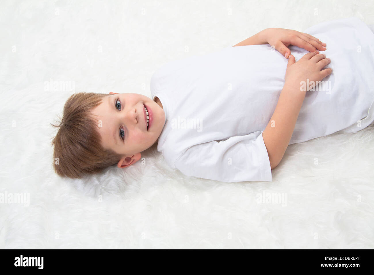 Children's yoga. Yoga before bedtime Stock Photo Alamy