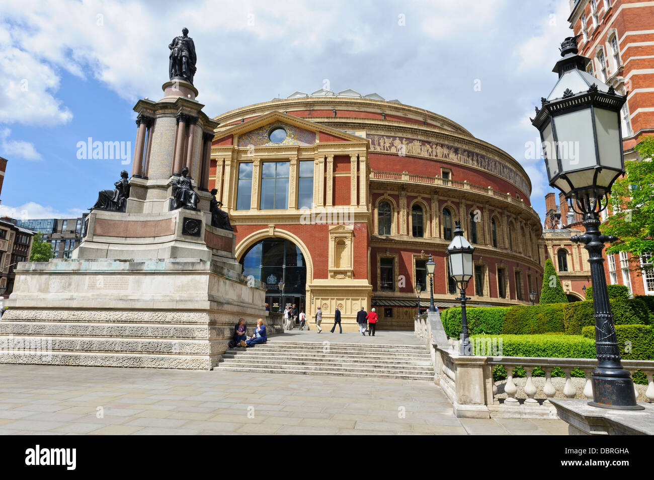 Royal Albert Hall, London, a concert hall opened in 1871 by Queen Victoria in memory of her late