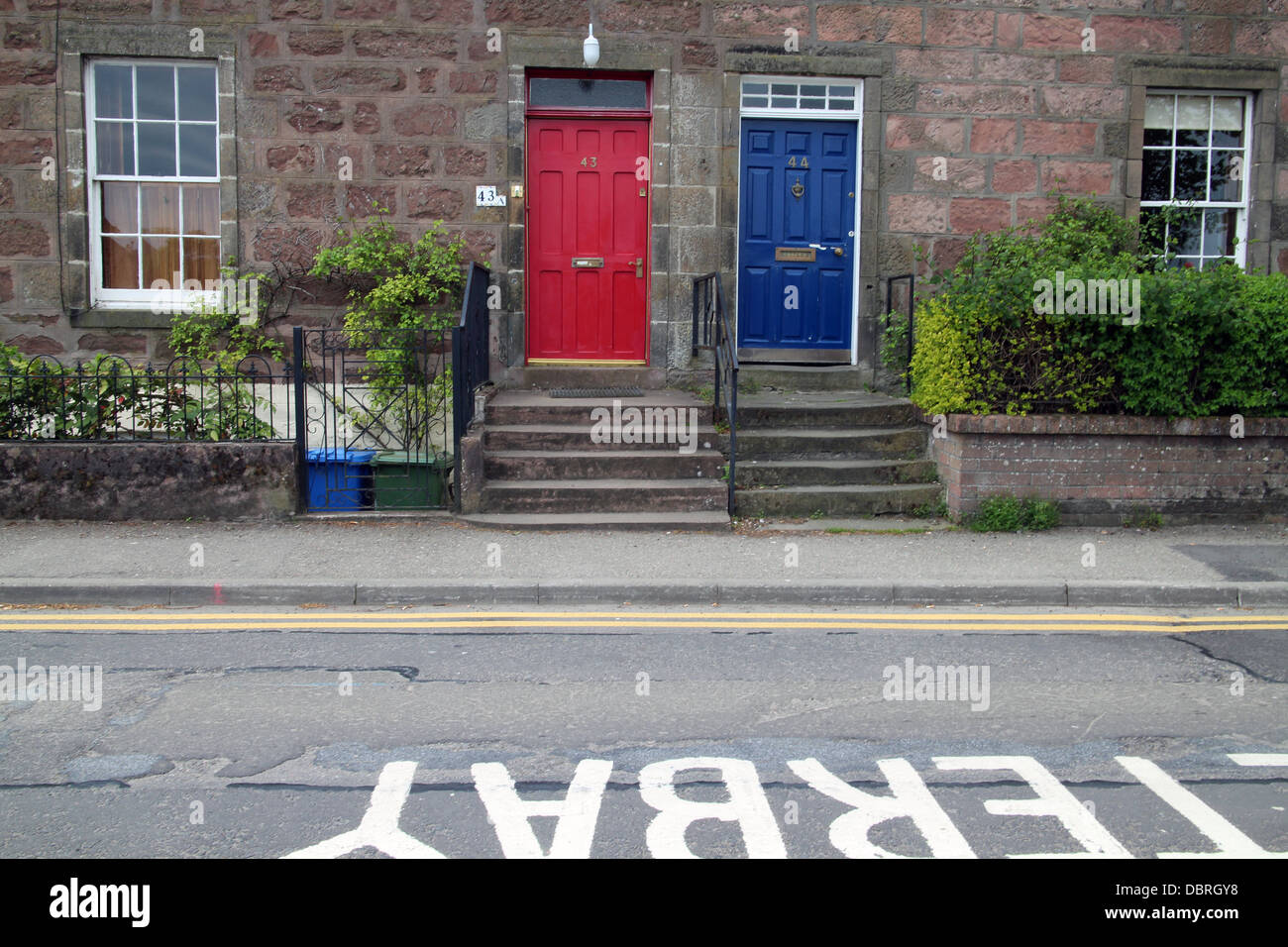 Houses on Huntly street Inverness city Highlands Scotland UK Stock Photo Alamy