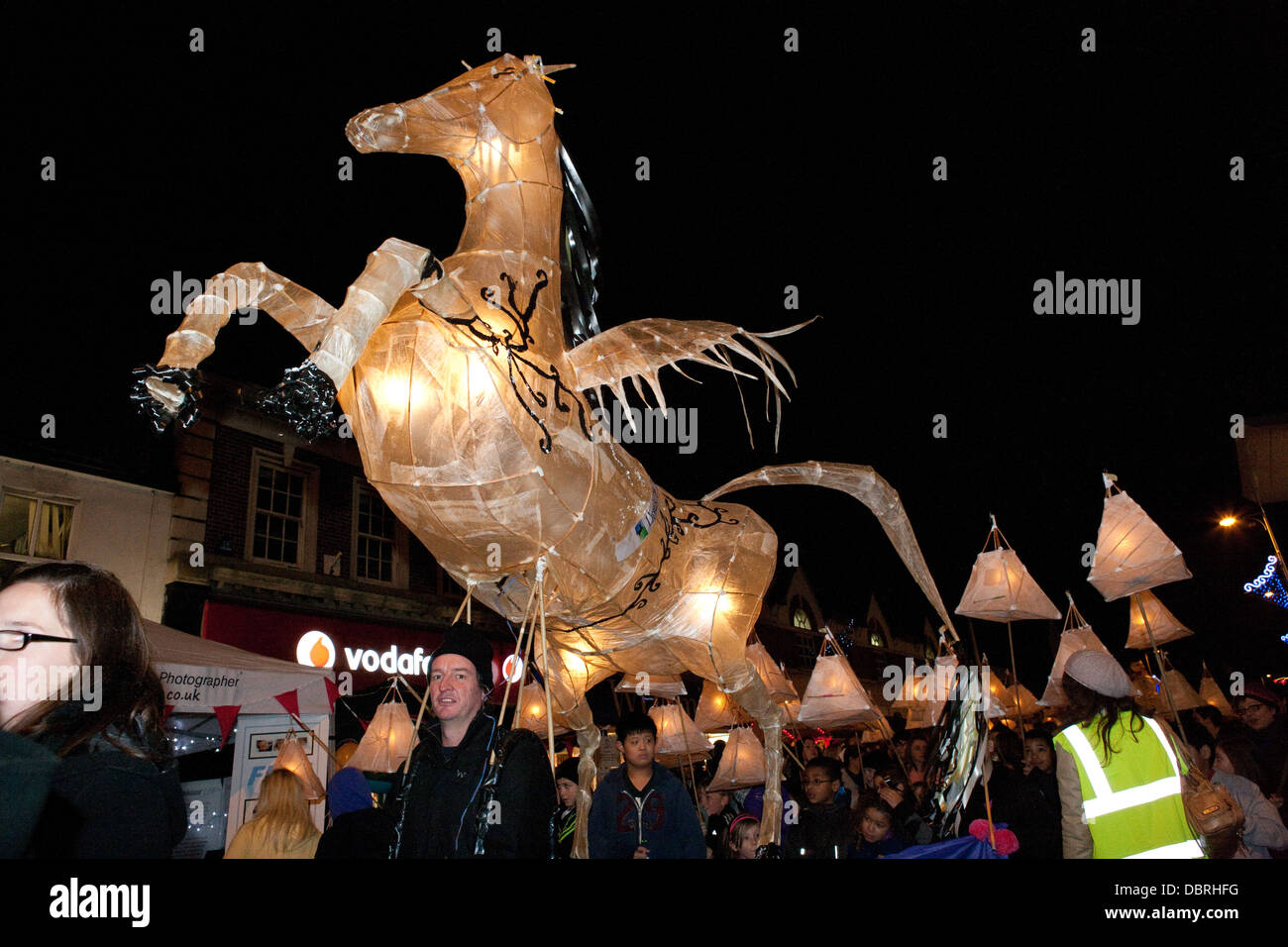 Walton Festival of Light Stock Photo Alamy