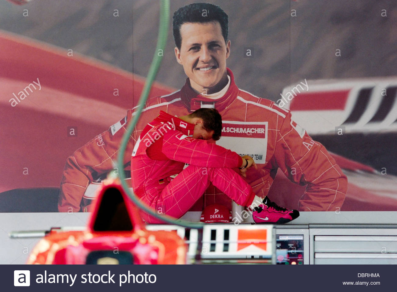 Michael Schumacher at the British Grand Prix in 1996 Stock Photo ...