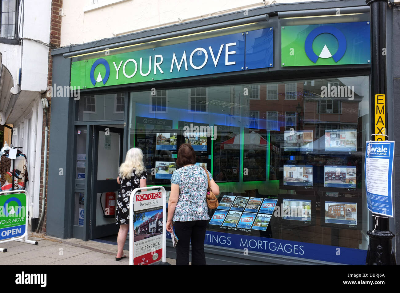your move estate agent branch in the market town of faversham kent uk