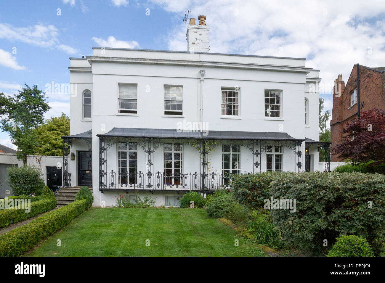 house in Leamington Spa Warwickshire England Stock Photo Alamy