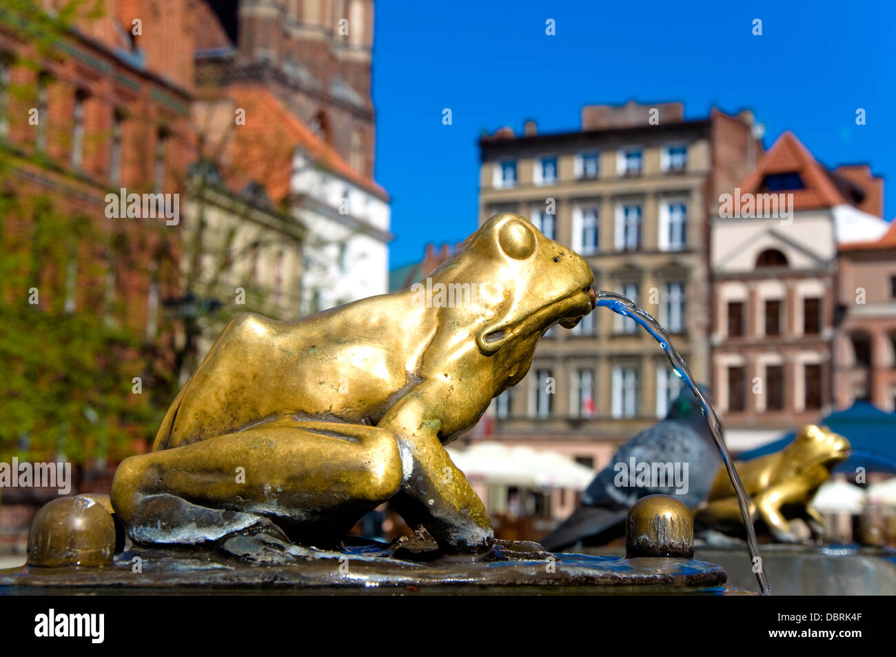 Pied Piper Statue, Torun, Poland Stock Photo - Alamy
