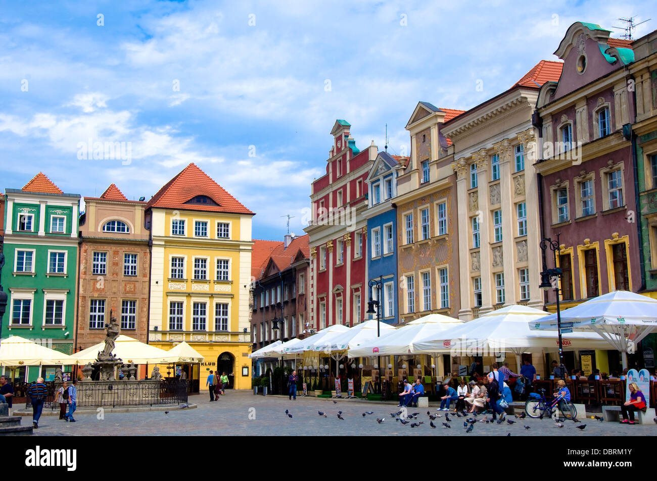 Colourful Houses, Poznan, Poland Stock Photo Alamy