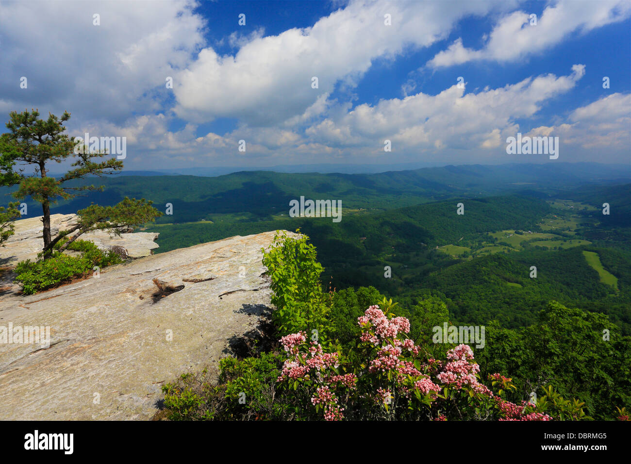 McAfee Knob, Appalachian Trail, Roanoke, Virginia, USA Stock Photo - Alamy