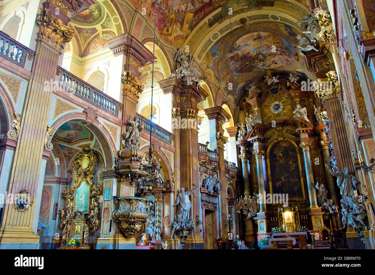 The Church of the Most Holy Name of Jesus, Wroclaw, Poland Stock Photo ...