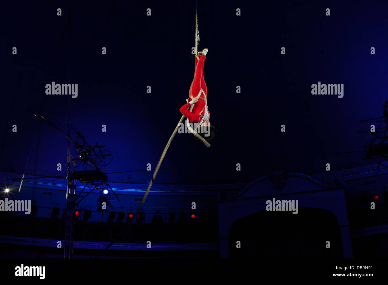 A Performance By Belarus State Circus Stock Photo Alamy