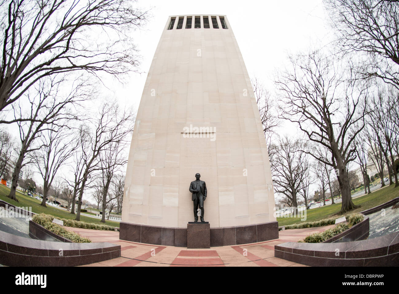 WASHINGTON DC, USA - The Taft Carillon, between the US Capitol Building and Union Station, is dedicated to former Senator Robert Taft, often known as Mr. Republican. Stock Photo