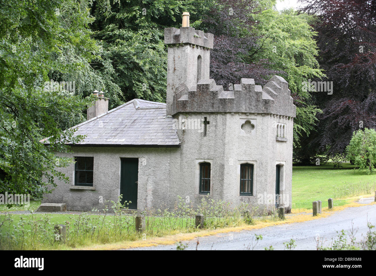 Gate house at Avondale House, county Wicklow ireland Stock Photo