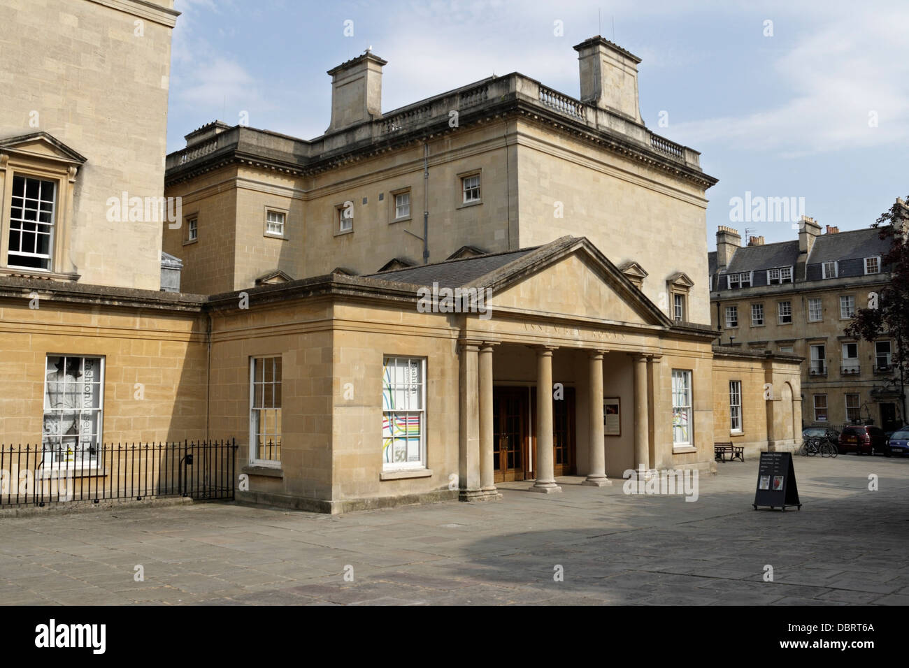 The Assembly Rooms Fashion Museum in Bath, England UK. Grade I listed building Georgian architecture World heritage city Stock Photo