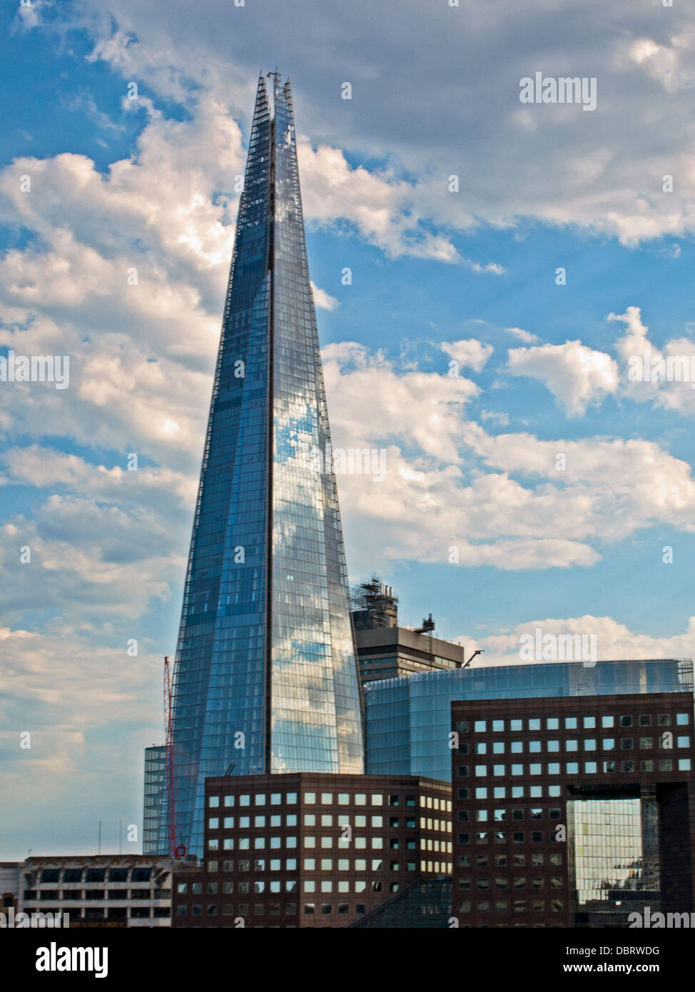 View of the Shard, the tallest building in the European Union Stock