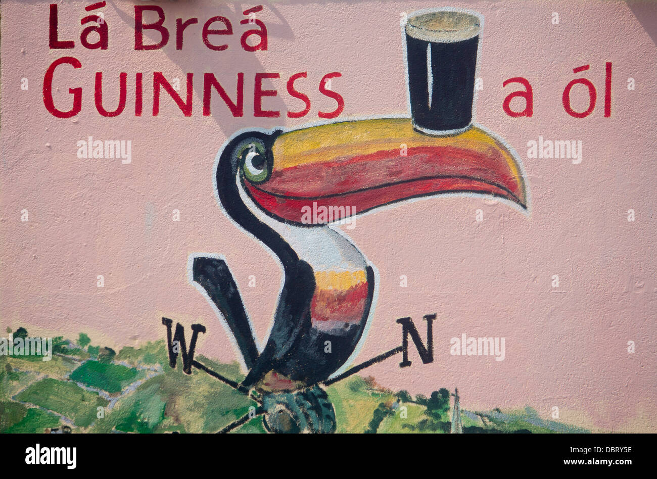 Guinness mural hi-res stock photography and images - Alamy