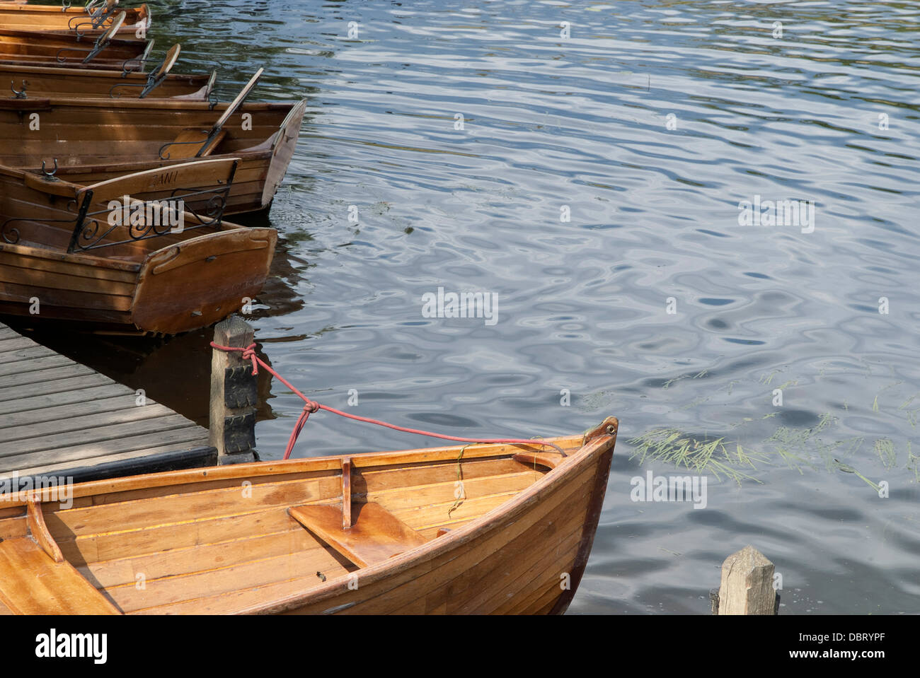 Rowing Boats at Dedham Stock Photo Alamy