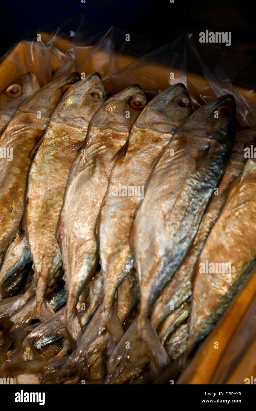 Sale of Dried Fish on a Market in Bangkok, Thailand Stock Photo Alamy
