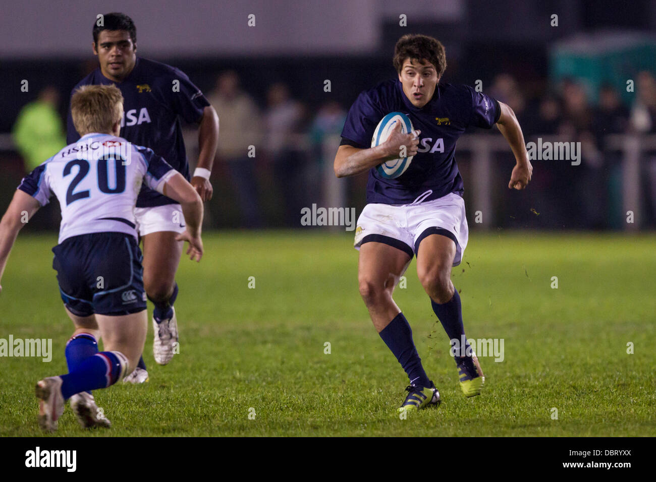 La Plata, Buenos Aires, Argentina. 03rd Aug, 2013. Rugby Union fixture