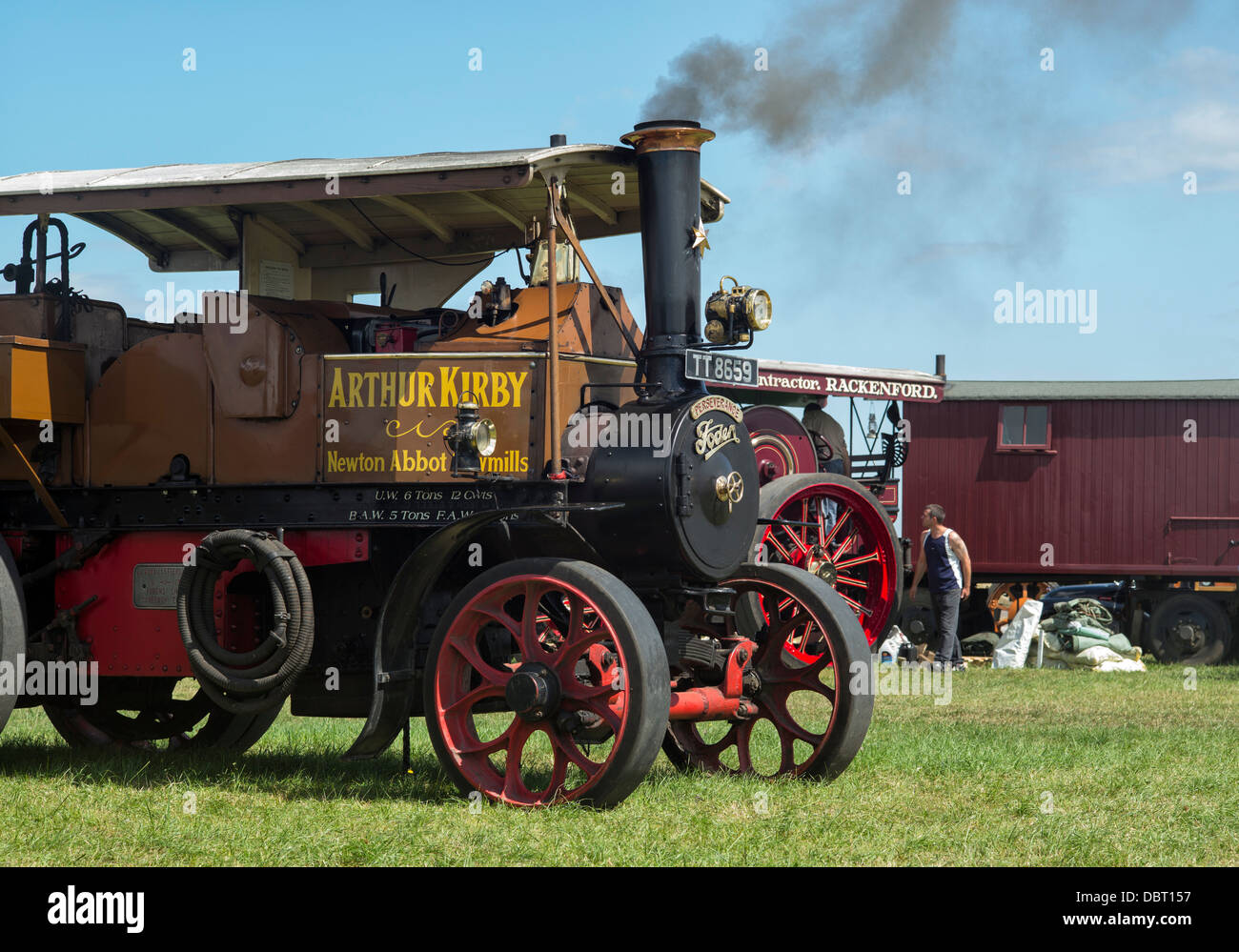 1926 Foden Tractor 'Perseverance' Steam engine Stock Photo