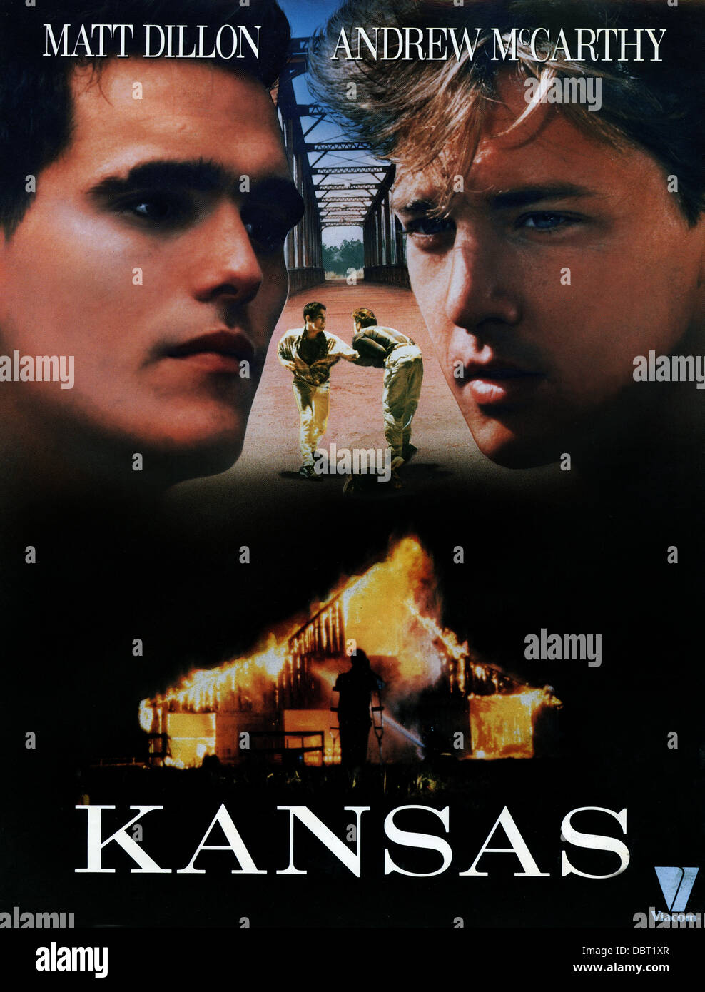 KANSAS (1988) MATT DILLON, ANDREW MCCARTHY, DAVID STEVENS (DIR) KANS 001 MOVIESTORE COLLECTION LTD Stock Photo