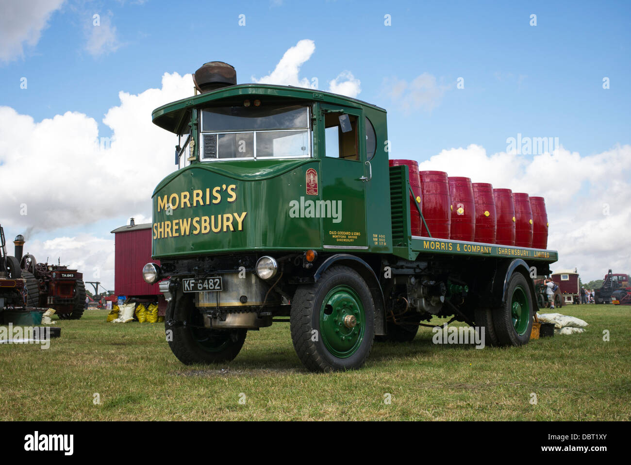 1931 Sentinel DG4 Steam Wagon at an English steam fair Stock Photo