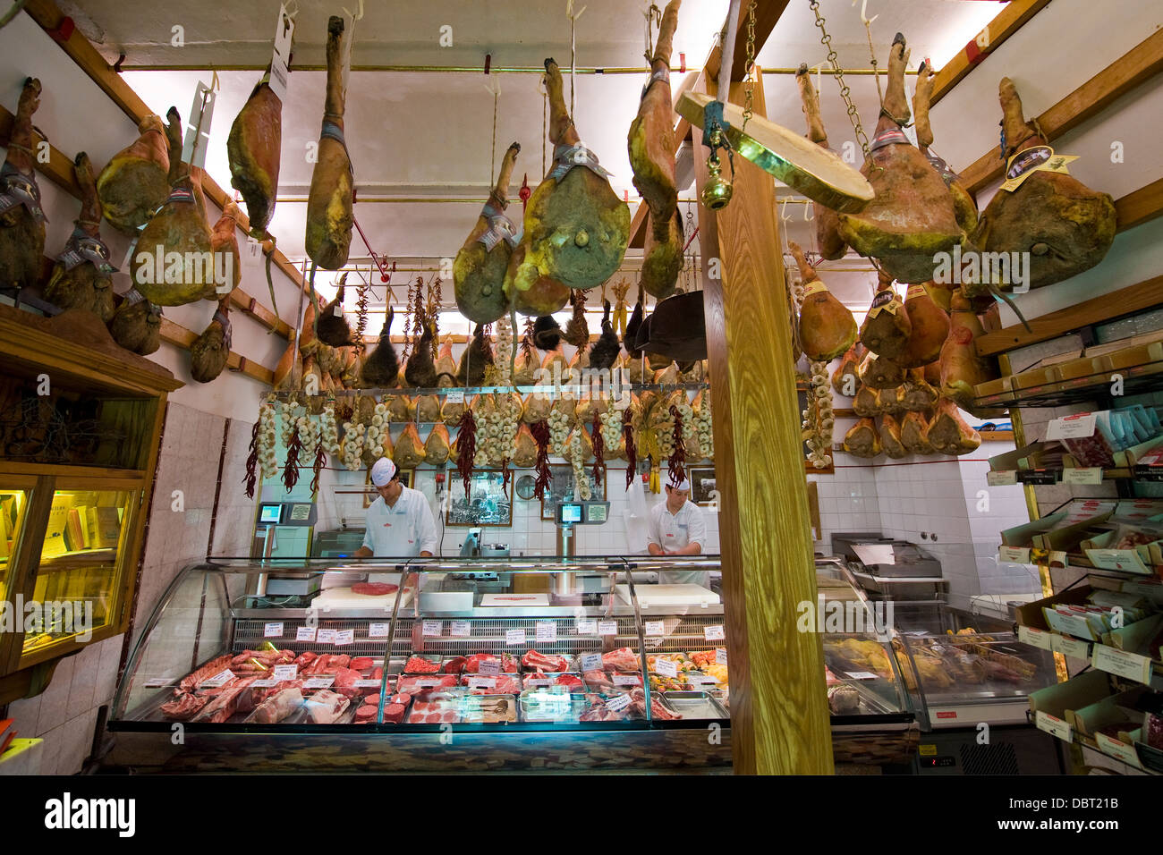 Italy, Tuscany, Greve in Chianti, Butcher's shop Falorni Stock Photo Alamy