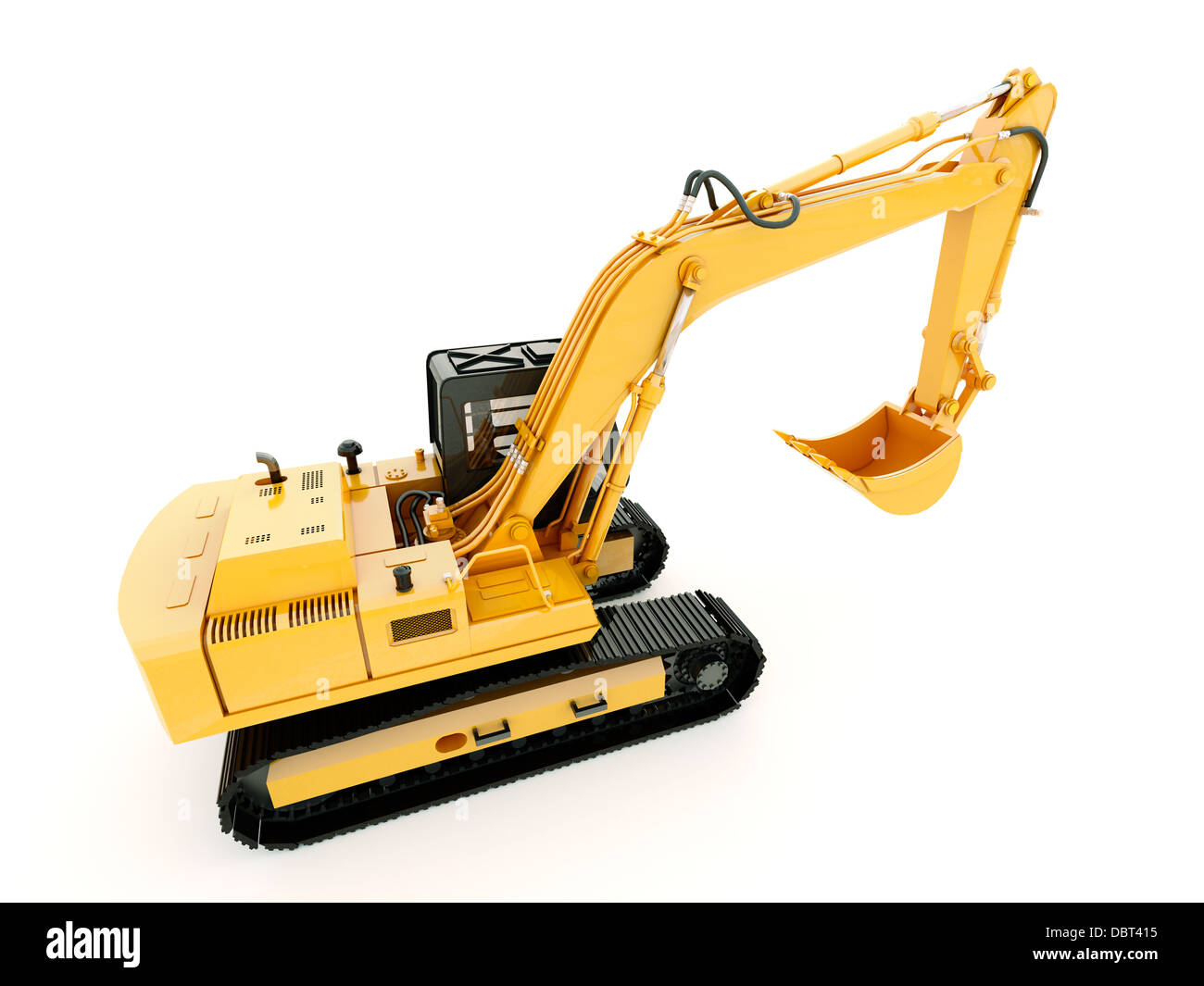 Construction heavy machine excavator Stock Photo Alamy