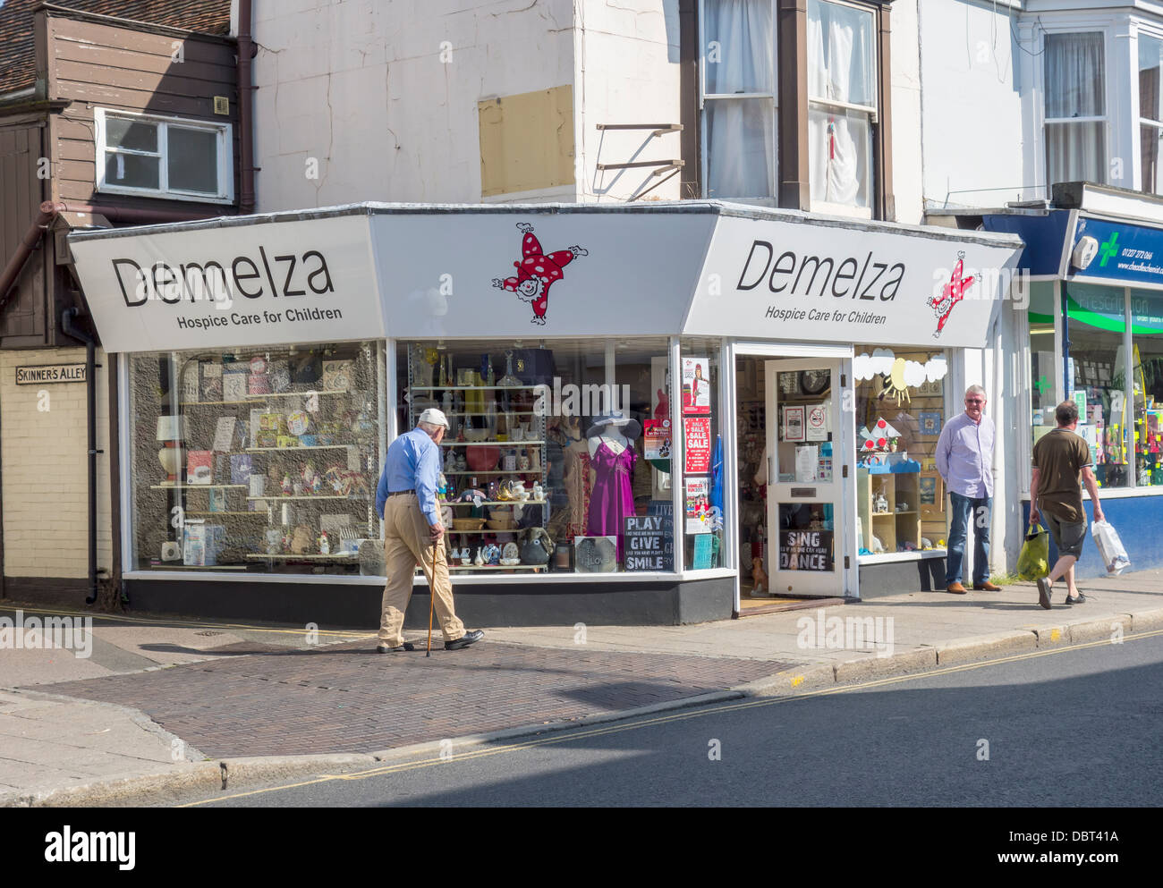 Demelza Hospice Care for Children Charity Shop Whitstable Kent Stock Photo
