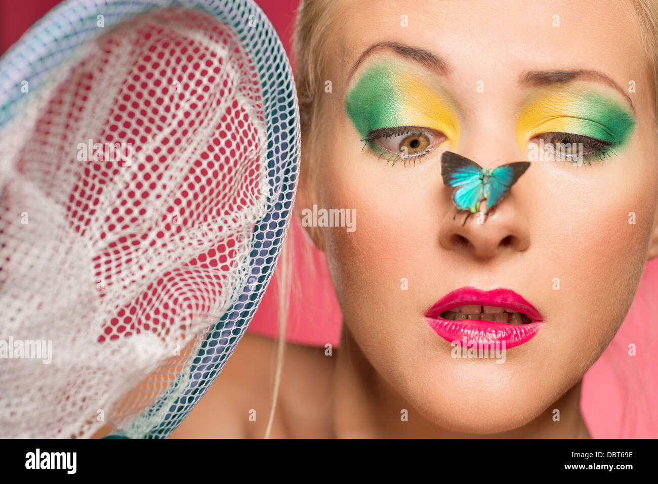 Funny makeup hi-res stock photography and images - Alamy
