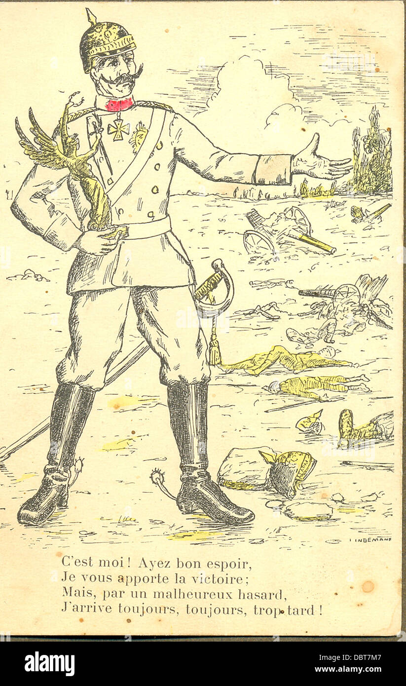 World War One French postcard Stock Photo Alamy