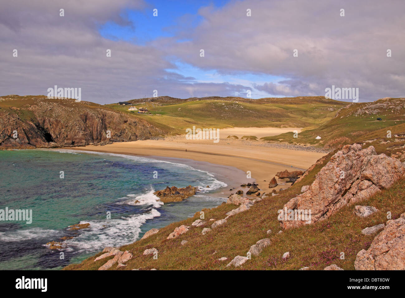 UK Scotland Outer Hebrides Isle of Lewis Mangersta Beach Stock Photo