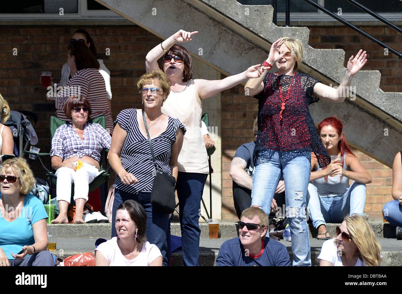 Ayr, UK. 4th Aug, 2013. Jam at the Dam Music festival in aid of "Cash