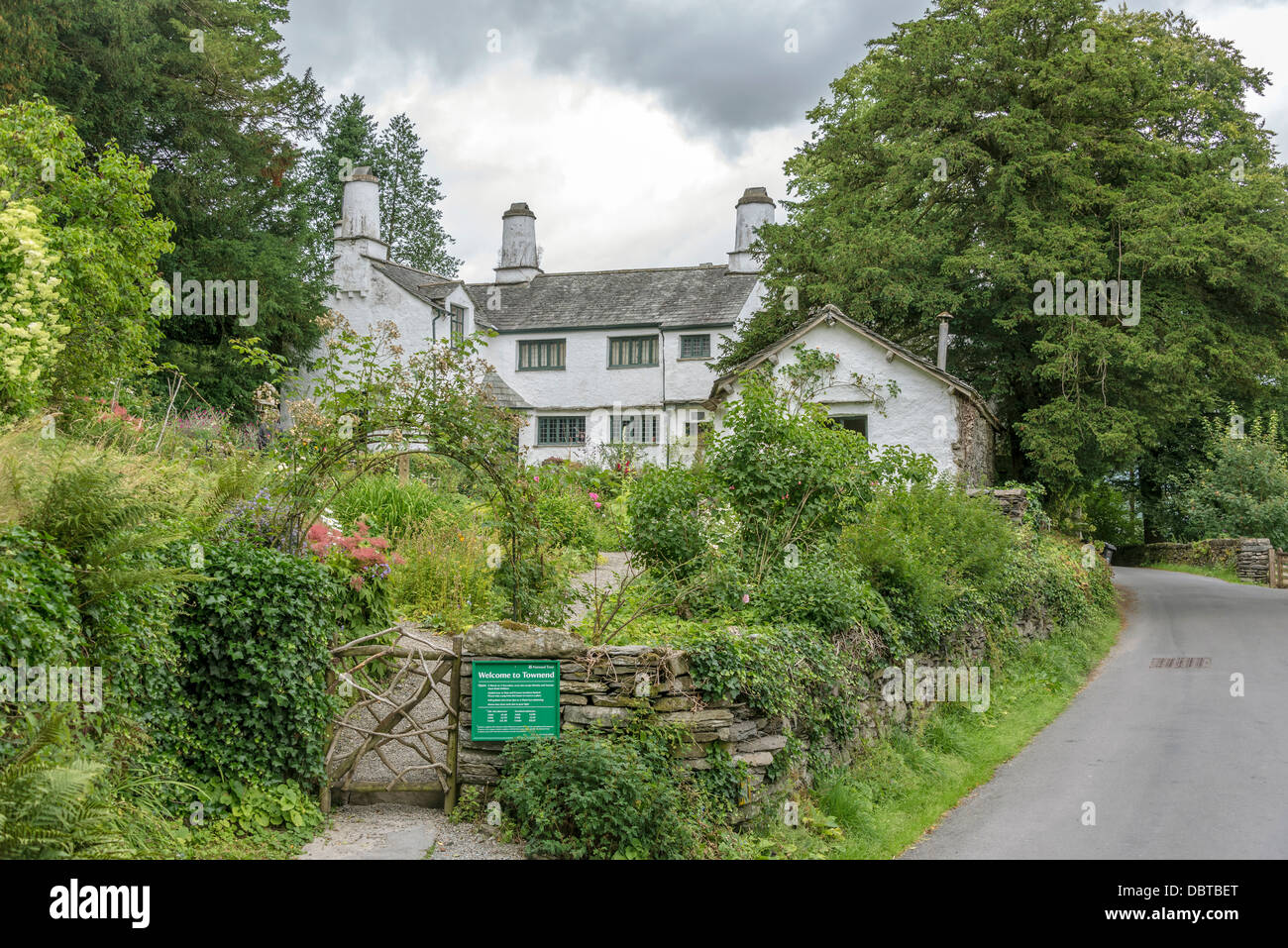 Townend in Troutbeck Cumbria Lake District. Home of children's author
