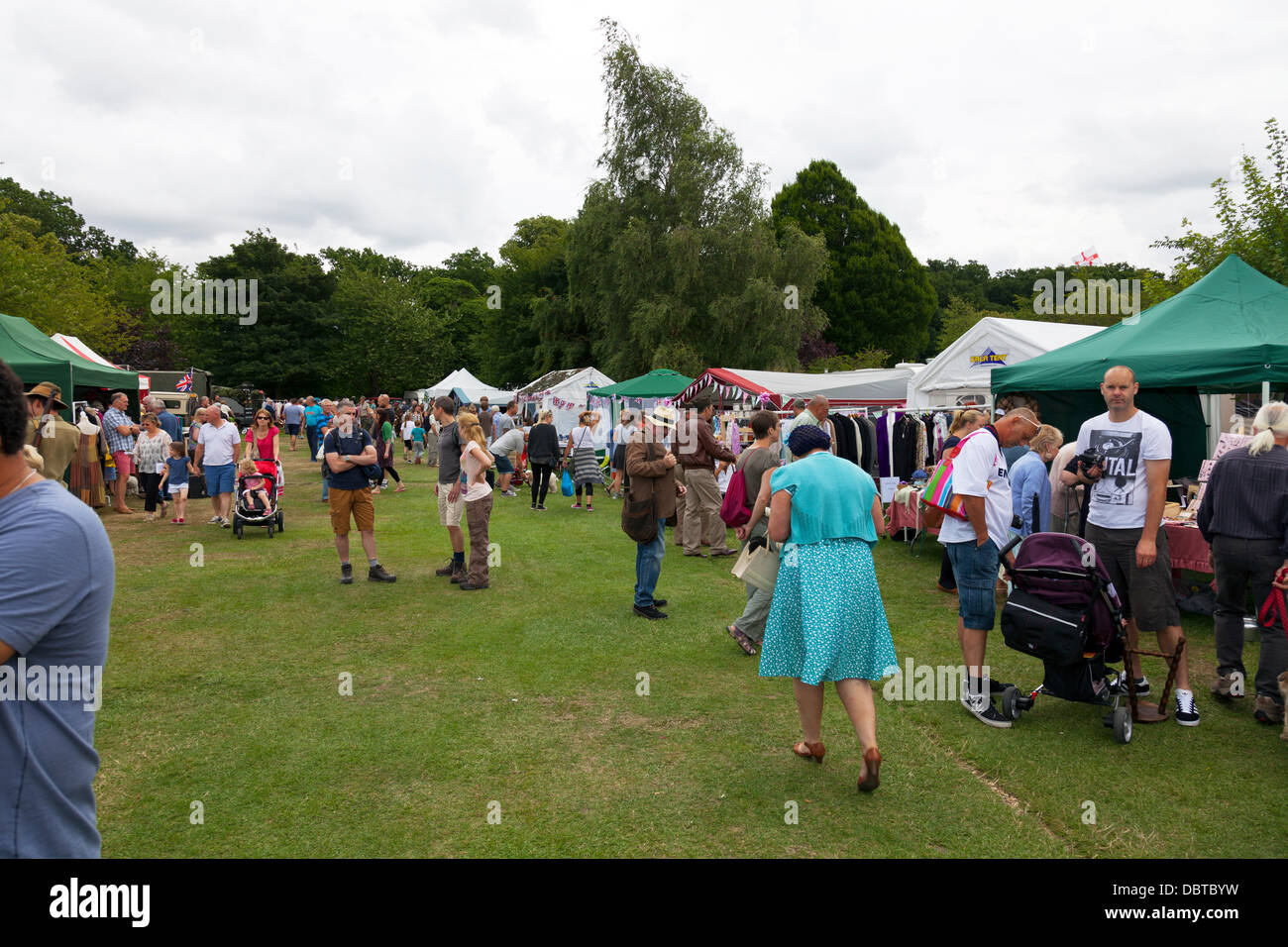Woodhall Spa. 4th August, 2013. Woodhall Spa 1940's weekend 4/08/2013