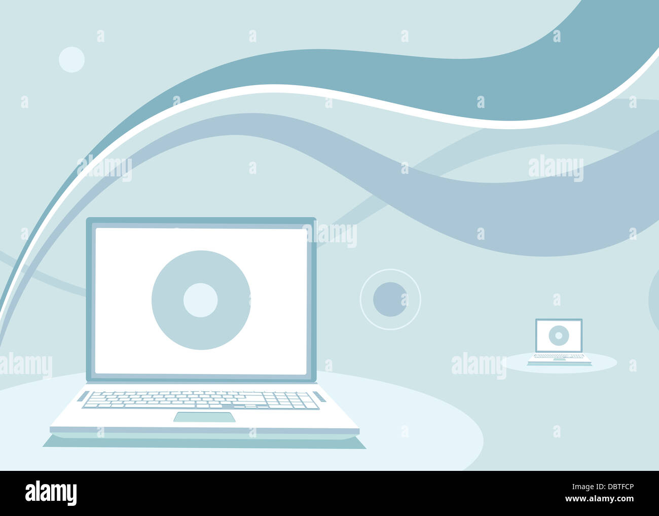Laptop vector hi-res stock photography and images - Alamy