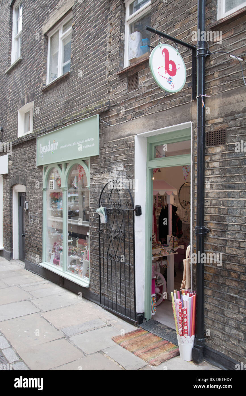 Beadoir Shop in Greenwich Market; London; UK Stock Photo Alamy