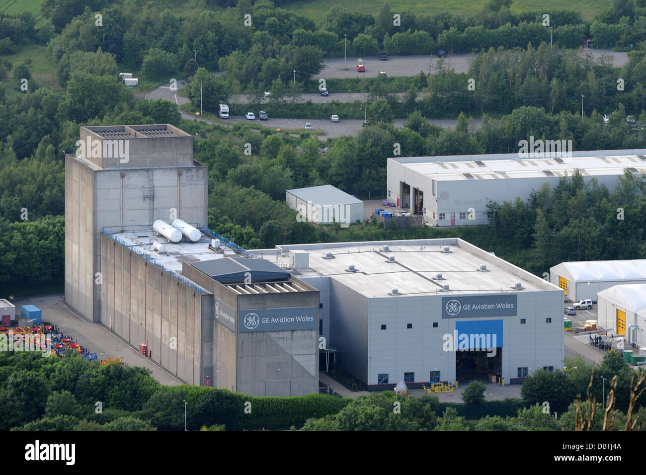 The General Electric GE Aviation site at Nantgarw, South Wales Stock