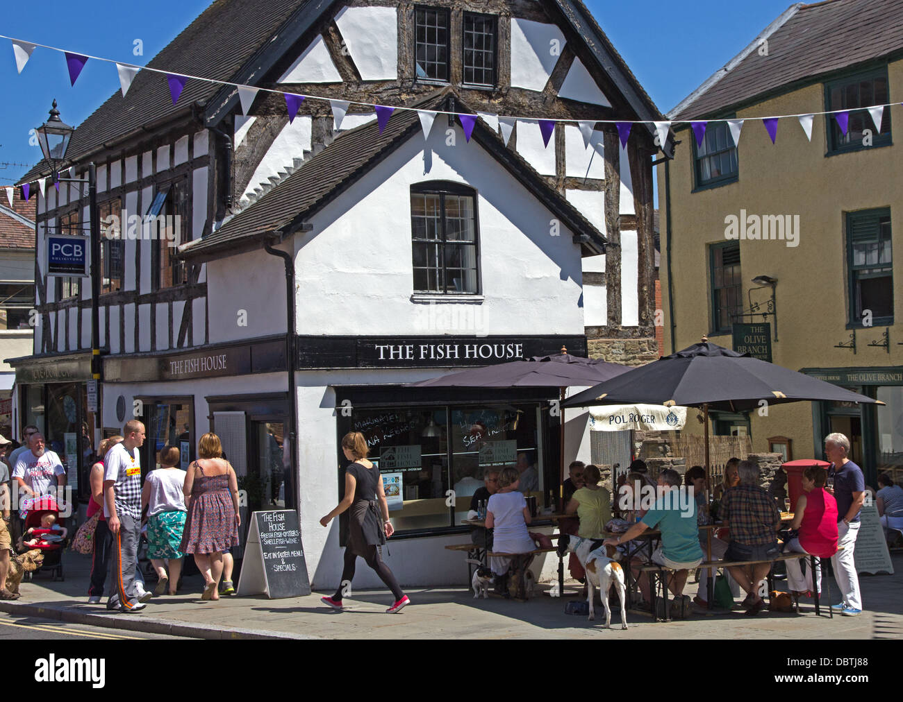The Fish House Oyster Bar, Ludlow Stock Photo Alamy