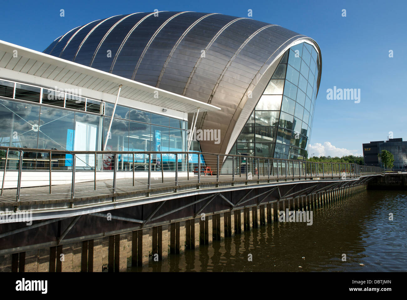 Imax cinema at the Glasgow Science Centre Stock Photo Alamy