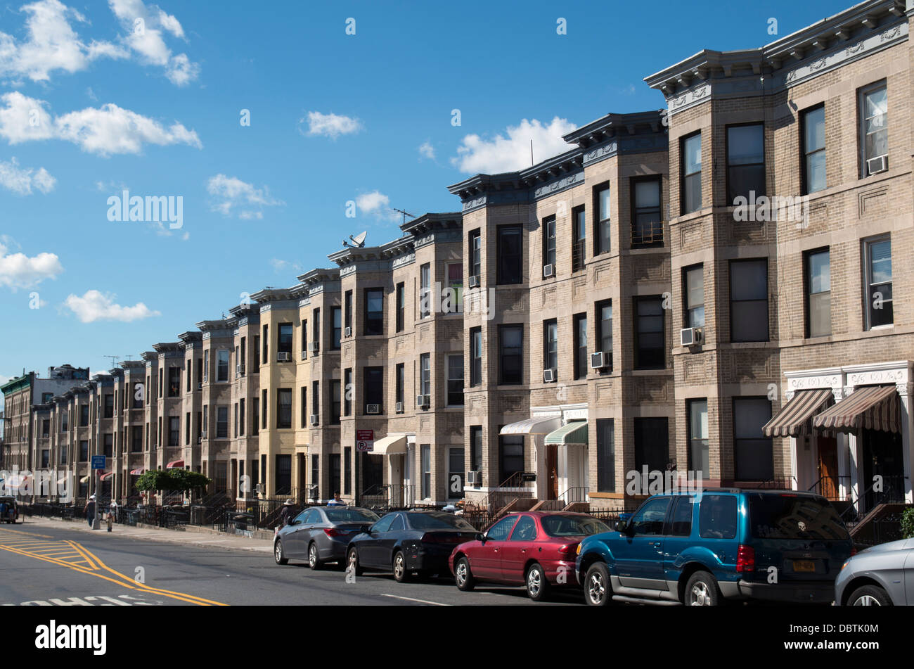 Homes in the Sunset Park section of Brooklyn, New York Stock Photo Alamy