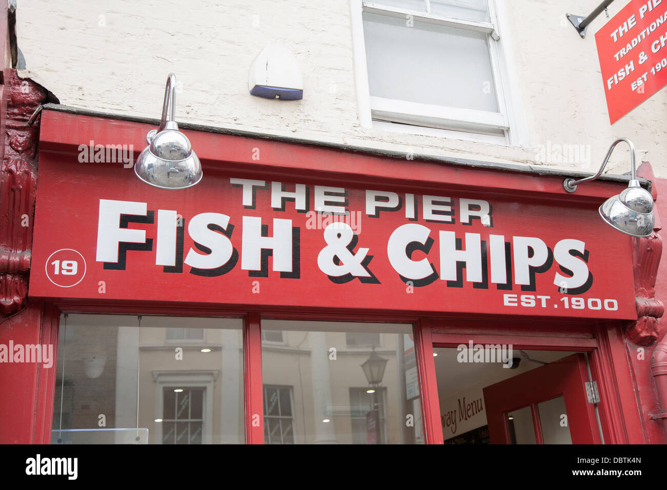 The Pier Fish and Chip Shop; Greenwich; London; England; UK Stock Photo