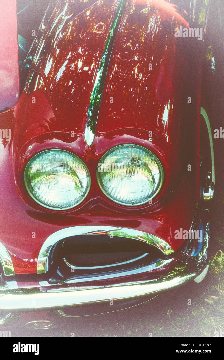 1962 Corvette, Antique Car Show, Sully Historic Site, Chantilly, Virginia Stock Photo