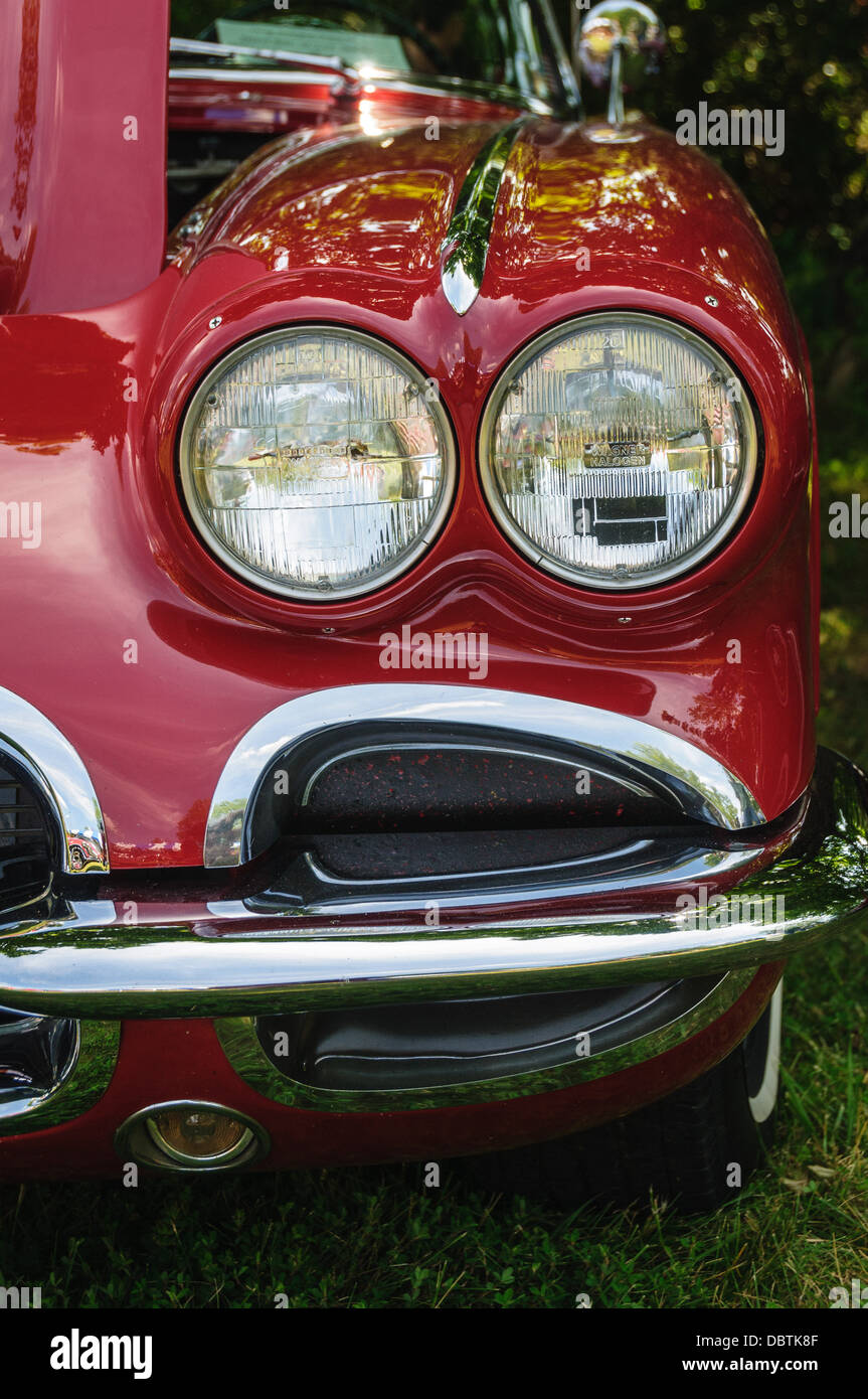 1962 Corvette, Antique Car Show, Sully Historic Site, Chantilly, Virginia Stock Photo