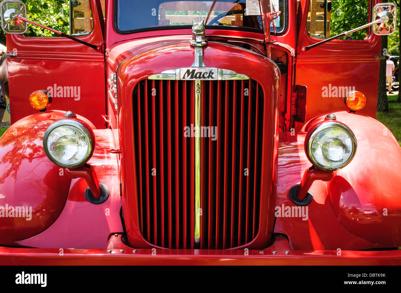 1951 Mack Truck, Antique Car Show, Sully Historic Site, Chantilly, Virginia Stock Photo