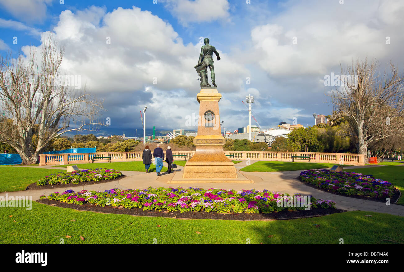 Colonel Light's statue on Montefiore Hill in North Adelaide South