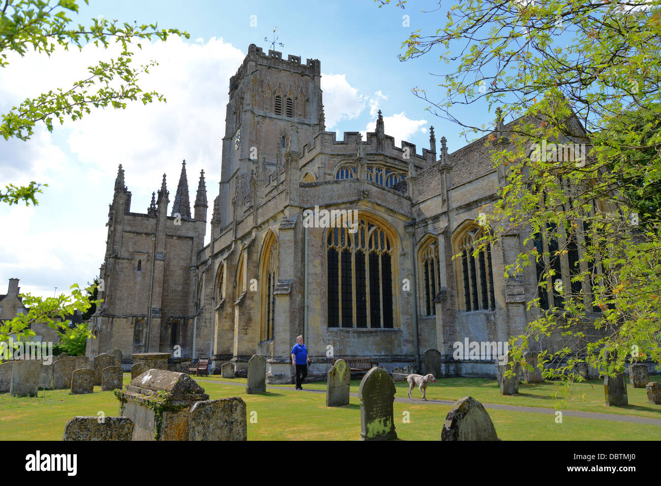 Church of St Peter and St Paul, Northleach, Cotswolds, Gloucestershire, England, United Kingdom Stock Photo