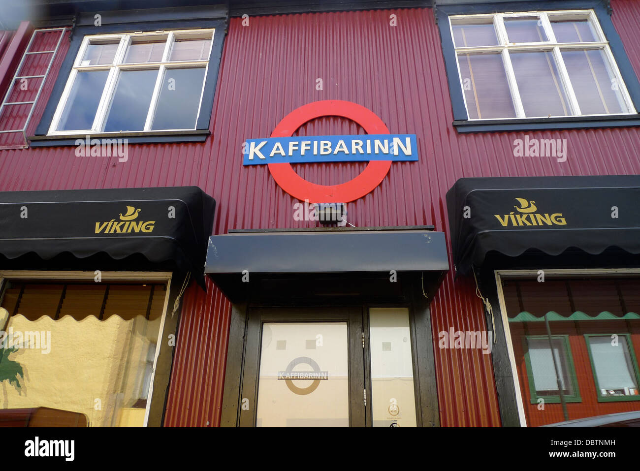 Kaffibarinn bar/cafe in Reykjavik, Iceland. Stock Photo