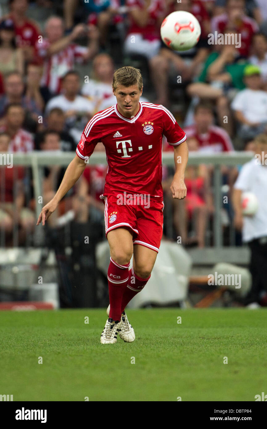 Toni Kroos (Bayern), AUGUST 1, 2013 - Football / Soccer : Audi Cup 2013  Final match between FC Bayern Munchen 2-1 Manchester City at Allianz Arena  in Munich, Germany. (Photo by Maurizio Borsari/AFLO) [0855] Stock Photo -  Alamy